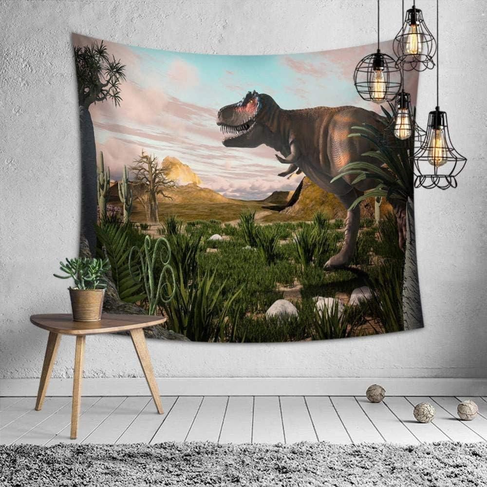 Tapestries Jurassic Dinosaur Steppe Traditional Tapestry Bohemian Wall Hanging Sheet Curtain