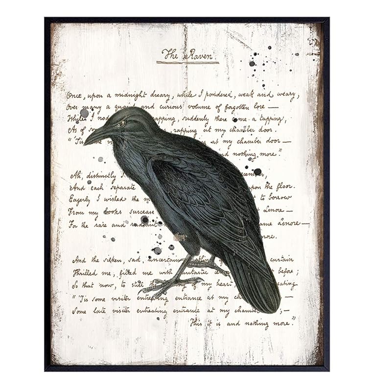 View Edgar Allan Poe The Raven Artwork Background