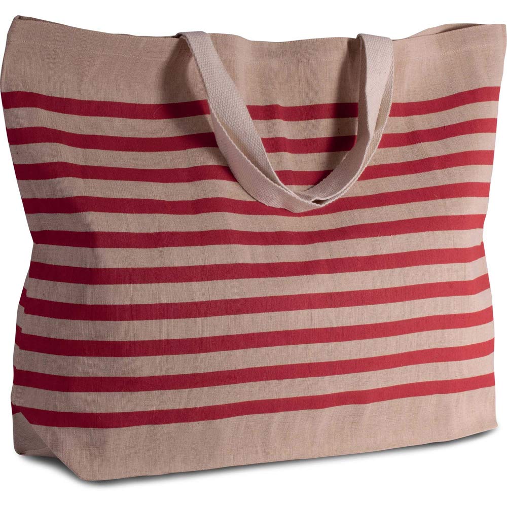 noTrash2003 Large Shopper Jute Cotton Blend XXL Bag for Beach, Leisure, Shopping or Sports, Various Colours Available