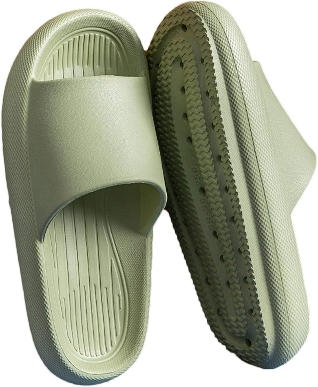 Amazon.com | Muhan&Yingxuan Women and Men's Shower Shoes, Extra Thick Non-Slip House Slippers 