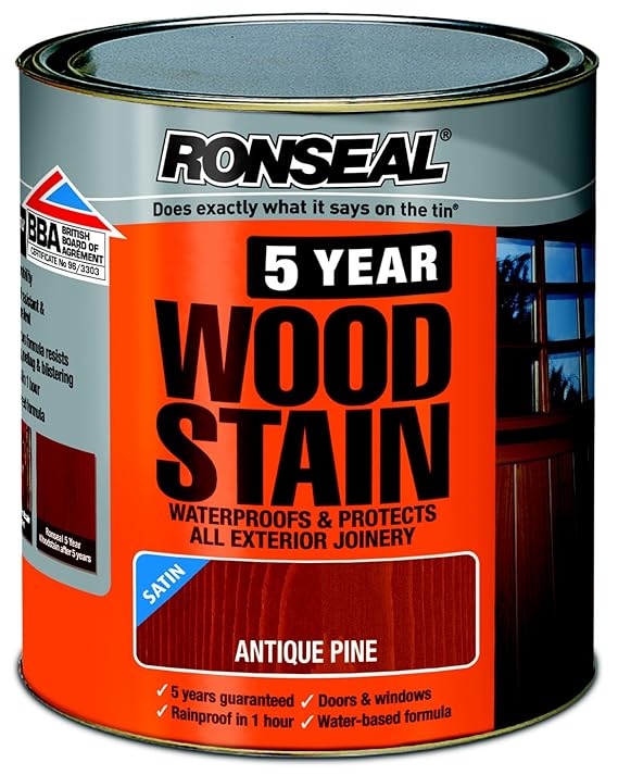 Ronseal 5 Year Woodstain Antique Pine 750ml Amazon.co.uk DIY & Tools