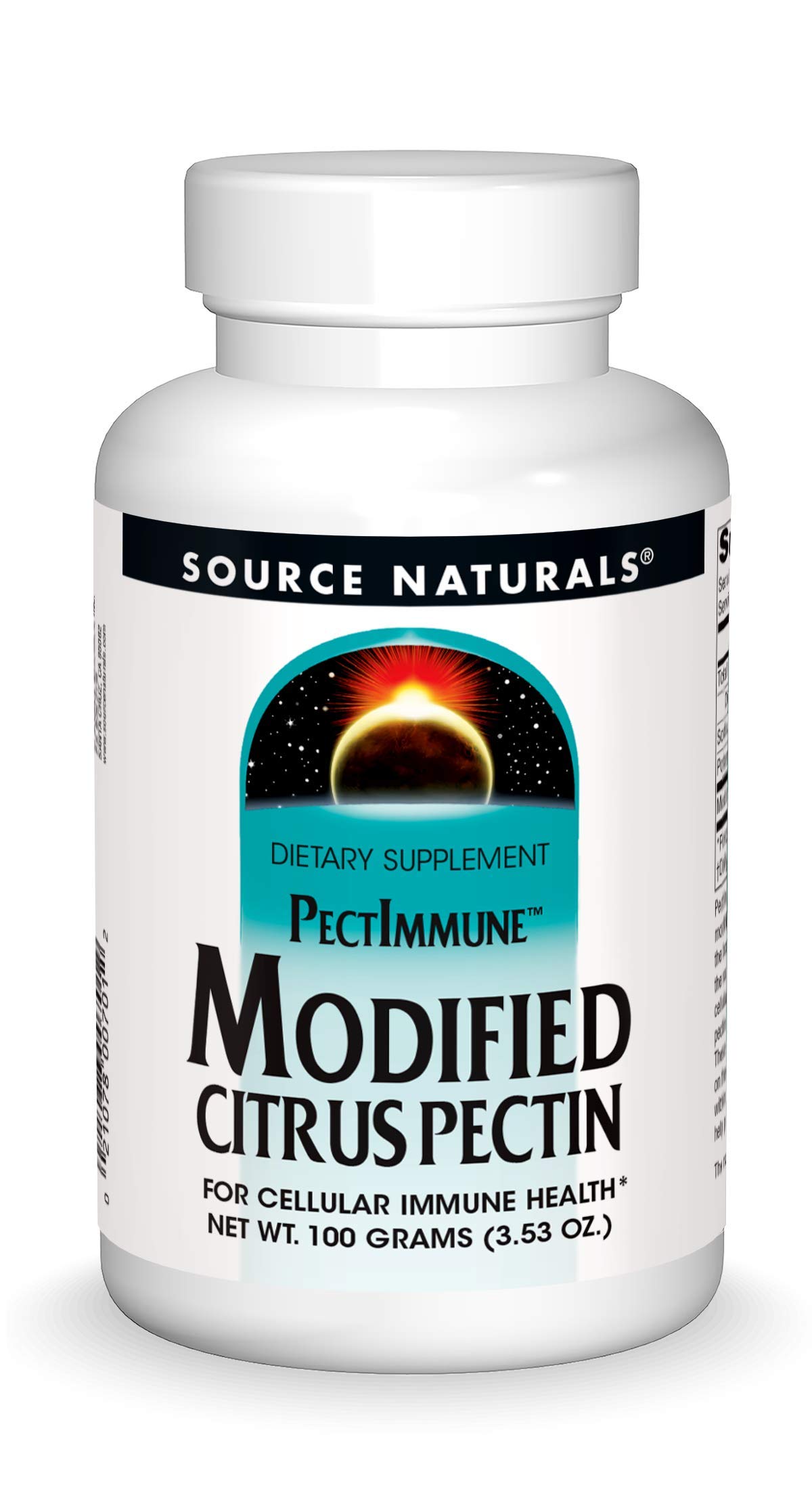 Source Naturals Modified Citrus Pectin Powder, for Cellular Immune Health,200 Grams