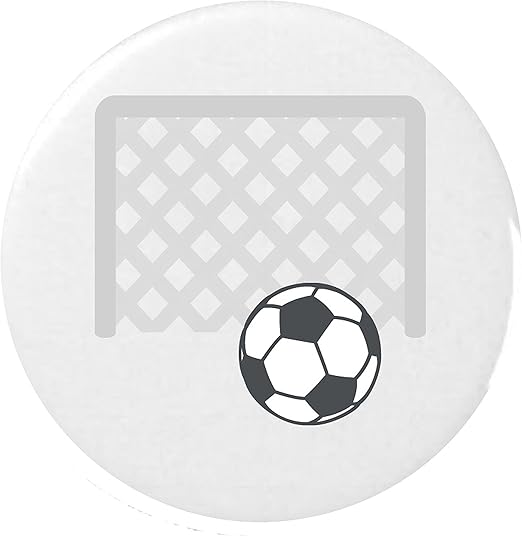 Goal Net Emoji 25mm Button Badge Clothing