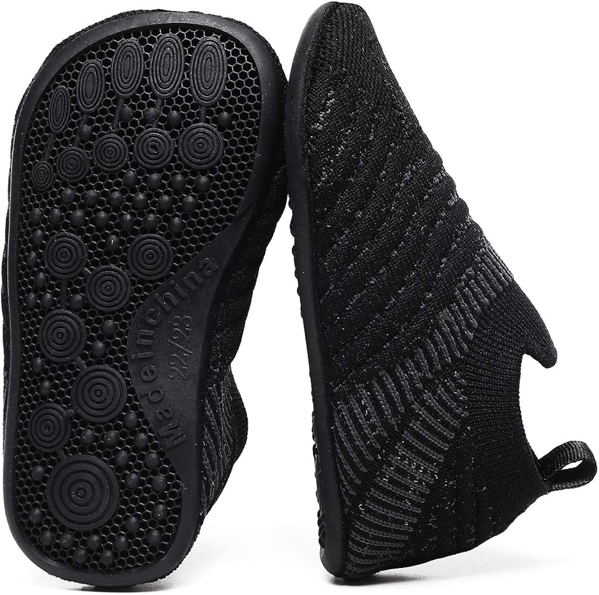 | ditont Toddler Boys Girls Rubber Sole Indoor House Slippers Lightweight Socks Shoes | Slippers