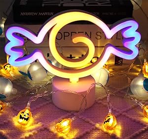 Candy Cute Light Night Lights,LED Candy Shape Lamp Decor for Home,Fun Light for Kids Room Decoration Powered by Battery