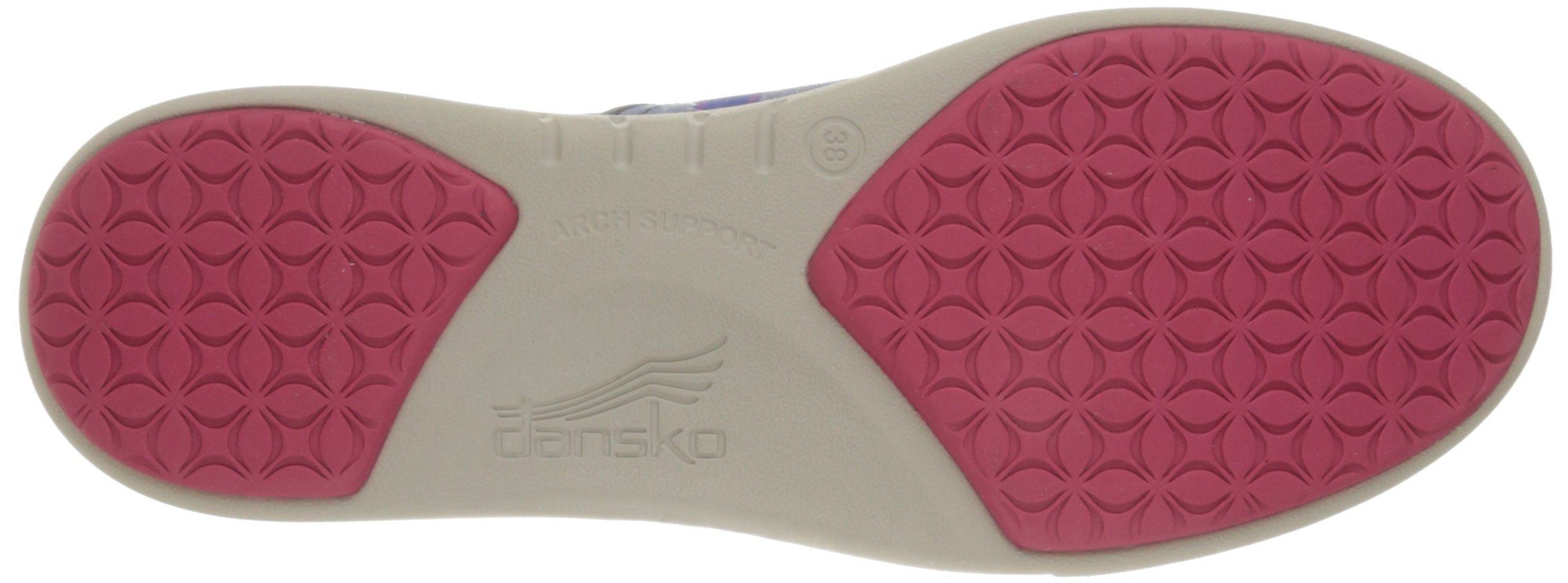 Dansko Women's Belle Blue Madras Canvas Fashion Sneaker - Image 4