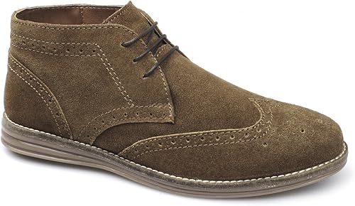 brogue desert boots