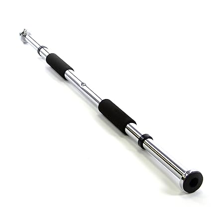 Nexos ZFF31090 Türreckstange Teleskop Klimmzugstange Türstange verstellbar ausziehbar von 63 bis 93 cm