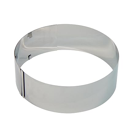 Tortenring ES 80mm stufenlos verstellb. Kuchenring Tortenzubereitung Backen