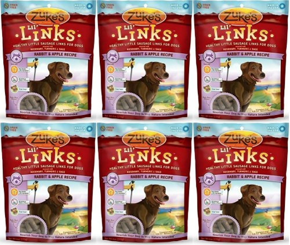 Zuke's Lil' Links Rabbit & Apple 2.25Lbs (6 x 6oz)