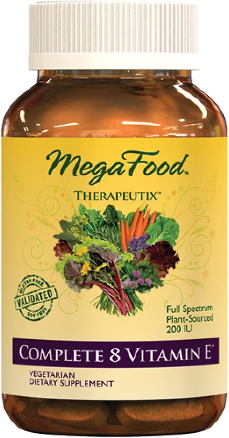 Megafood Vitamin E Complete 8 200IU/20mg 60 ct. Health