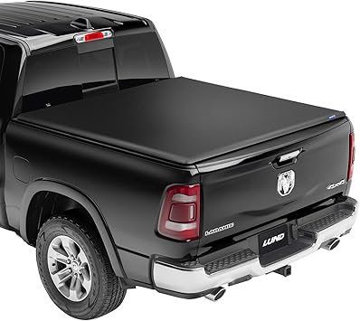 Amazon Com Lund Genesis Elite Tri Fold Soft Folding Truck Bed Tonneau Cover 95863 Fits 2003 18 19 20 Classic Dodge Ram 1500 8 Bed 96 Automotive
