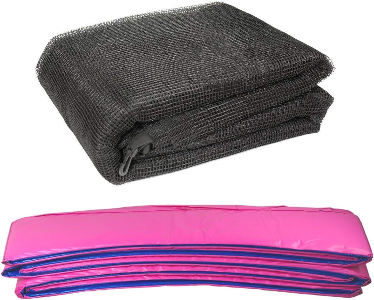 Greenbay Trampoline Replacement Safety Spring Cover Padding Pads + Safety Net Enclosure Surround Bundle