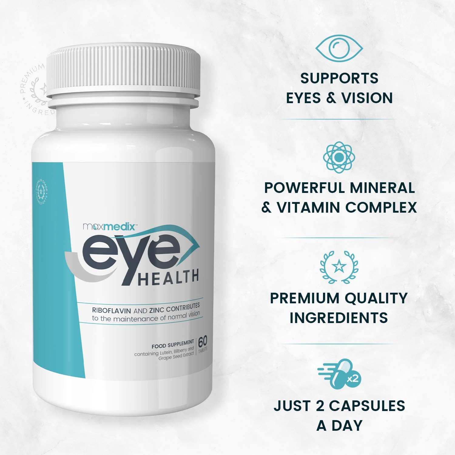 Eye Health Care Lutein Multivitamin Supplement – Capsules for Healthy ...