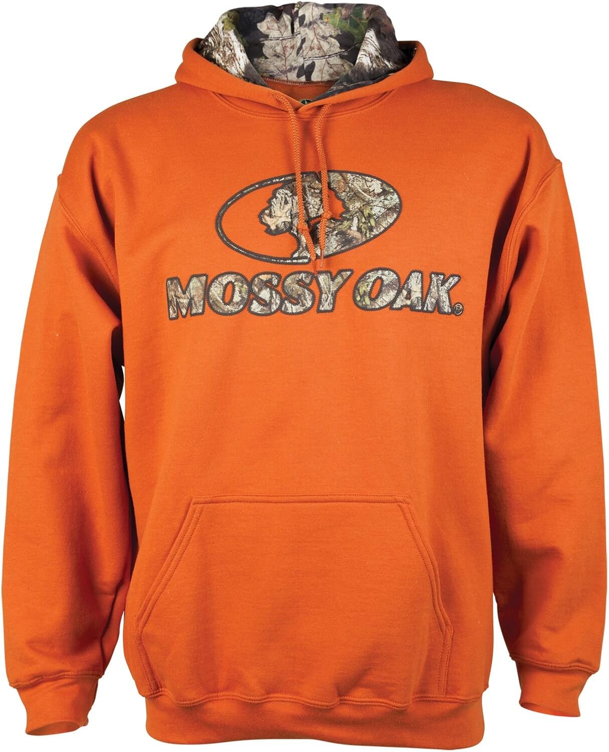 Mossy Oak Men's Camo-Lined Hoodie: Clothing