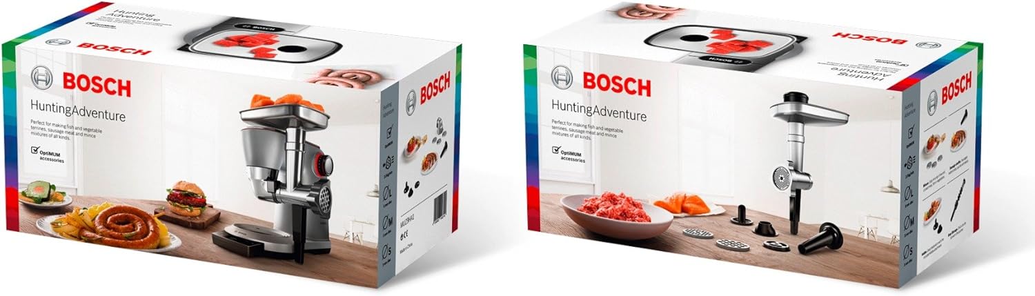 Bosch MUZ9HA1 Lifestyle Set Hunting Adventure, Meat Mincer, Sausage Mincer, Kebab Attachment - Image 3