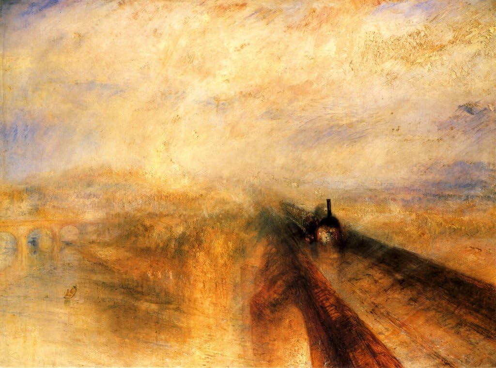 Amazon Com J M W Turner Rain Steam And Speed The Great Western Railway Circa 1844 Fine Art Print Posters Prints