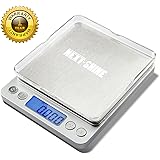 Next-Shine 500g Digital Weight Scale with Tare Function, Stainless Steel