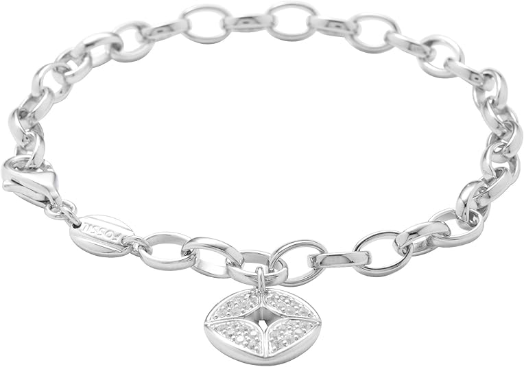 Fossil Jewelry DamenArmband Silber 925 JFS00010040 Amazon.de Schmuck