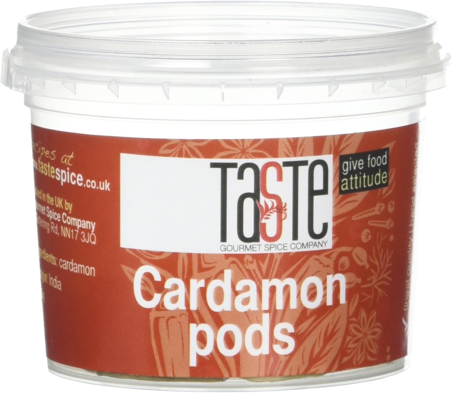 Gourmet Spice Company Cardamon Pods 10 g (Pack of 4)