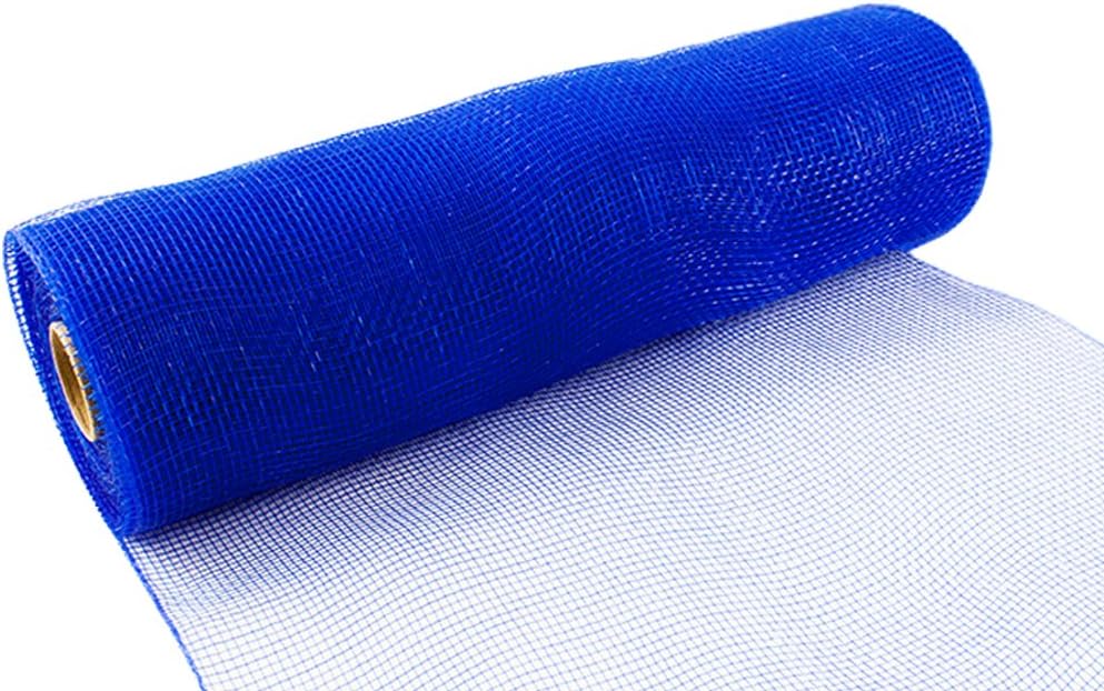 Eleganza Deco Mesh 25cm x 9.1m Royal Blue No.18, Synthetic Material, 25 cm x 9.1 m