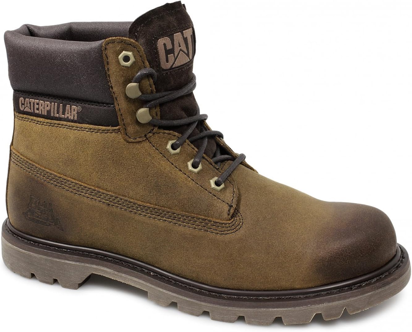 caterpillar colorado boots dark beige