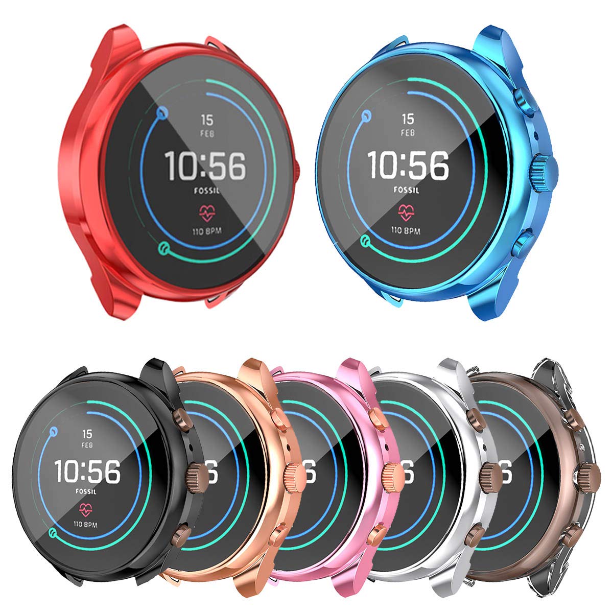 Amazon.com: [7-Pack] Screen Protector Case Compatible with ...