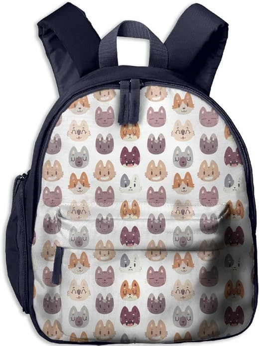 Adorable Cartoon Cat Children Bag Durable Student Backpack