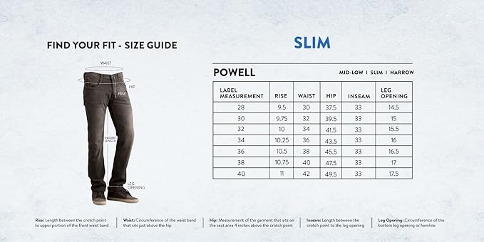 lee men's powell slim fit jeans
