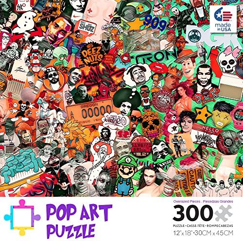 Joonem Pop Culture Jigsaw Puzzle Game - Play 300 Piece Photo Art Puzzle Collage