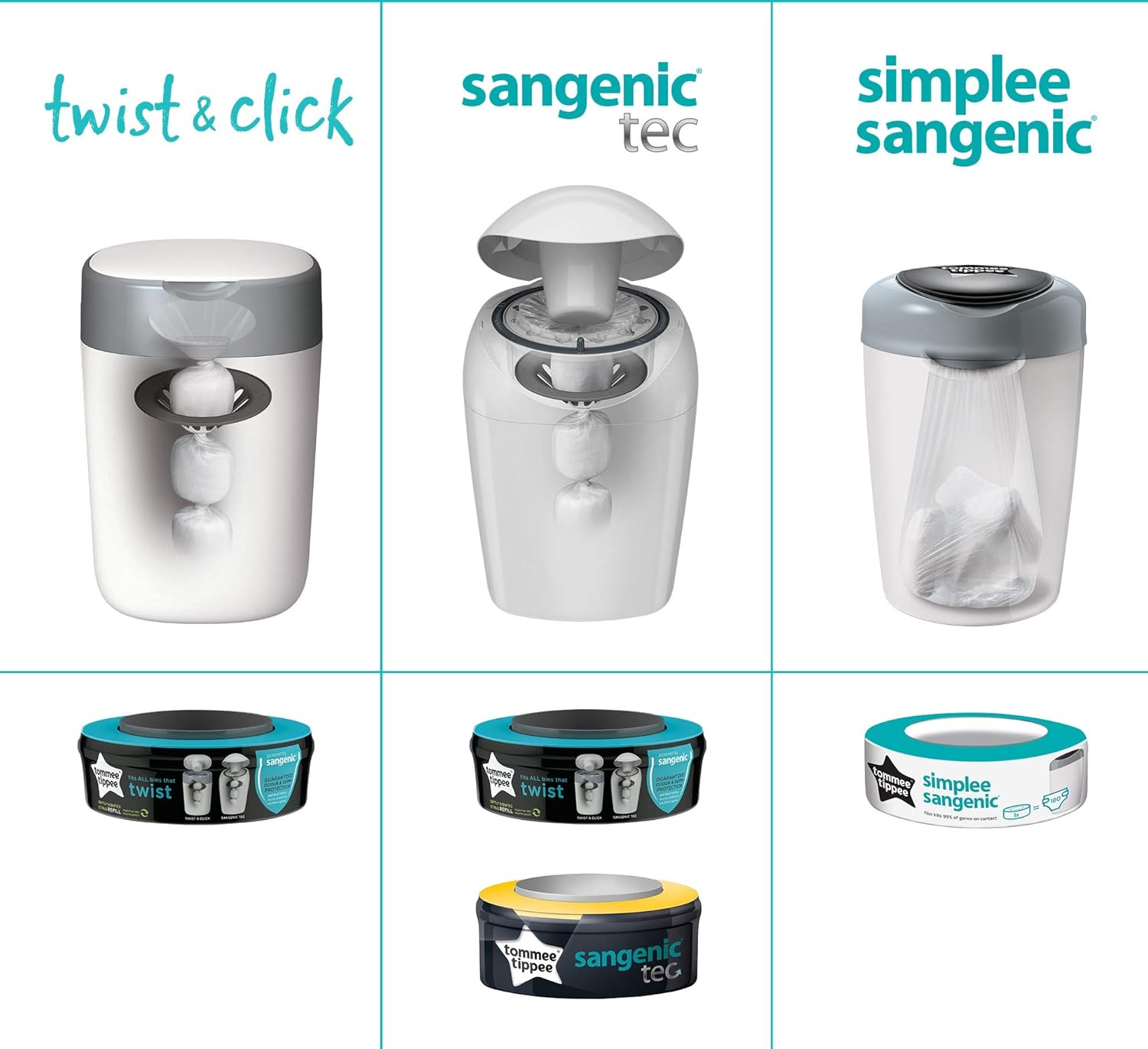 amazon tommee tippee sangenic refill