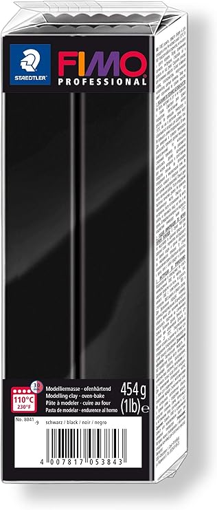 black modelling clay