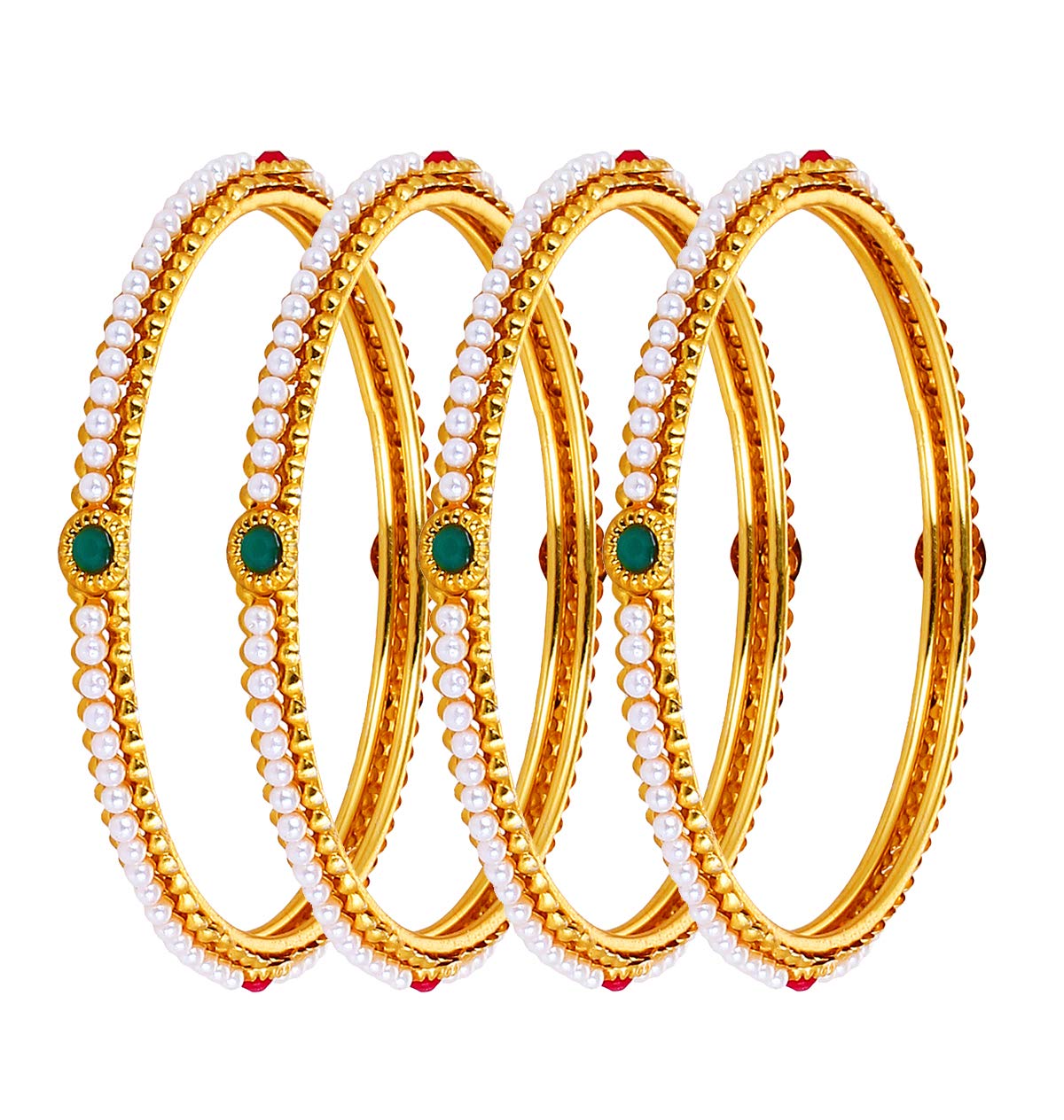 YouBellaJewellery for Women Pearl Bangles Jewellery for Girls/Women