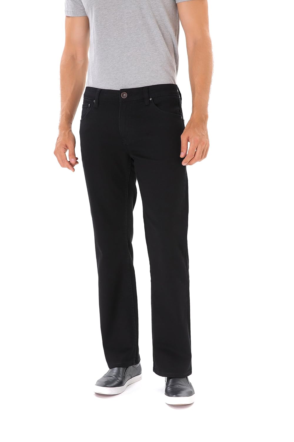 Indigo alpha PANTS メンズ　B075WS4THV　　Black-12　W40/L32--Waist(41-42\