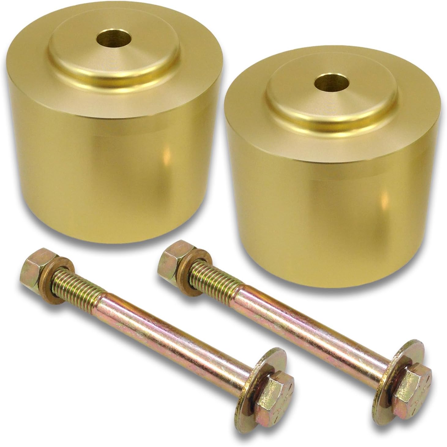 MPI 3" Lift Billet Aluminum Rear Coil Spring Spacer Set/Pair Compatible with Select 1958-1966 GM A-Body & B-Body Passenger Cars - MADE IN USA