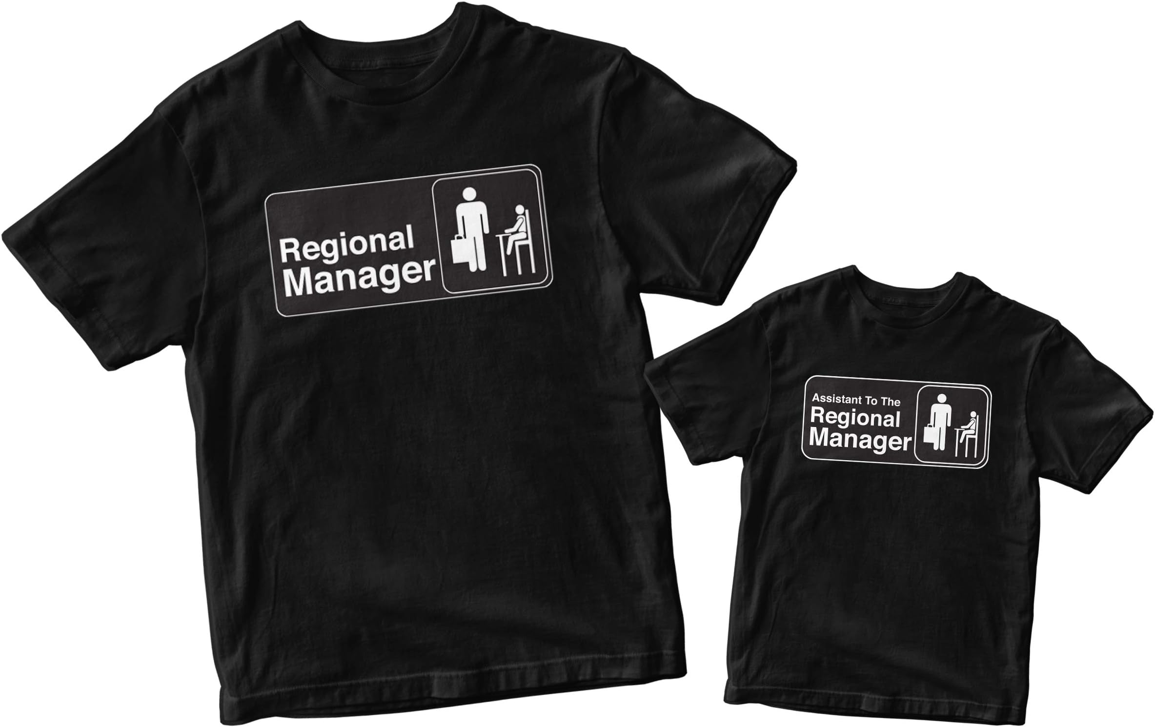 Regional Manager/Assistant to The Regional Manager Matching Family Shirts