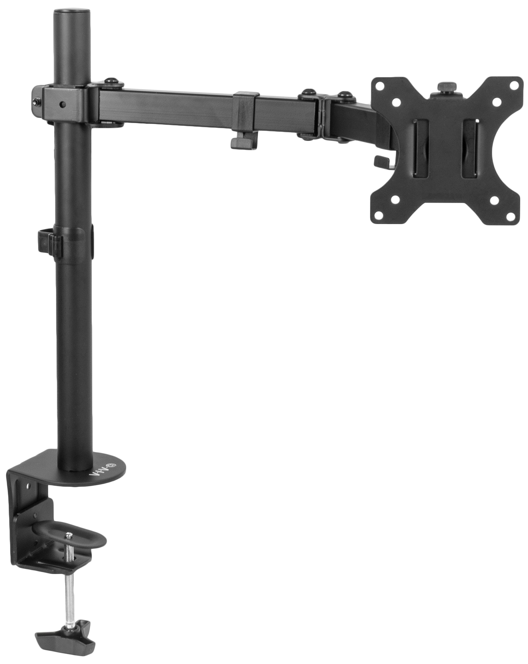 VIVO Full Motion Single VESA Computer Monitor Desk Mount Stand with