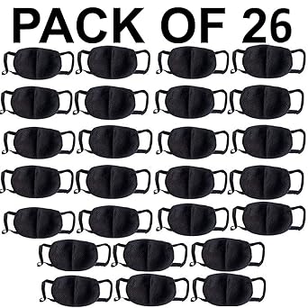 Bersache Cn95-1 Black Mouth Nose Cover Mask(pack of 26)