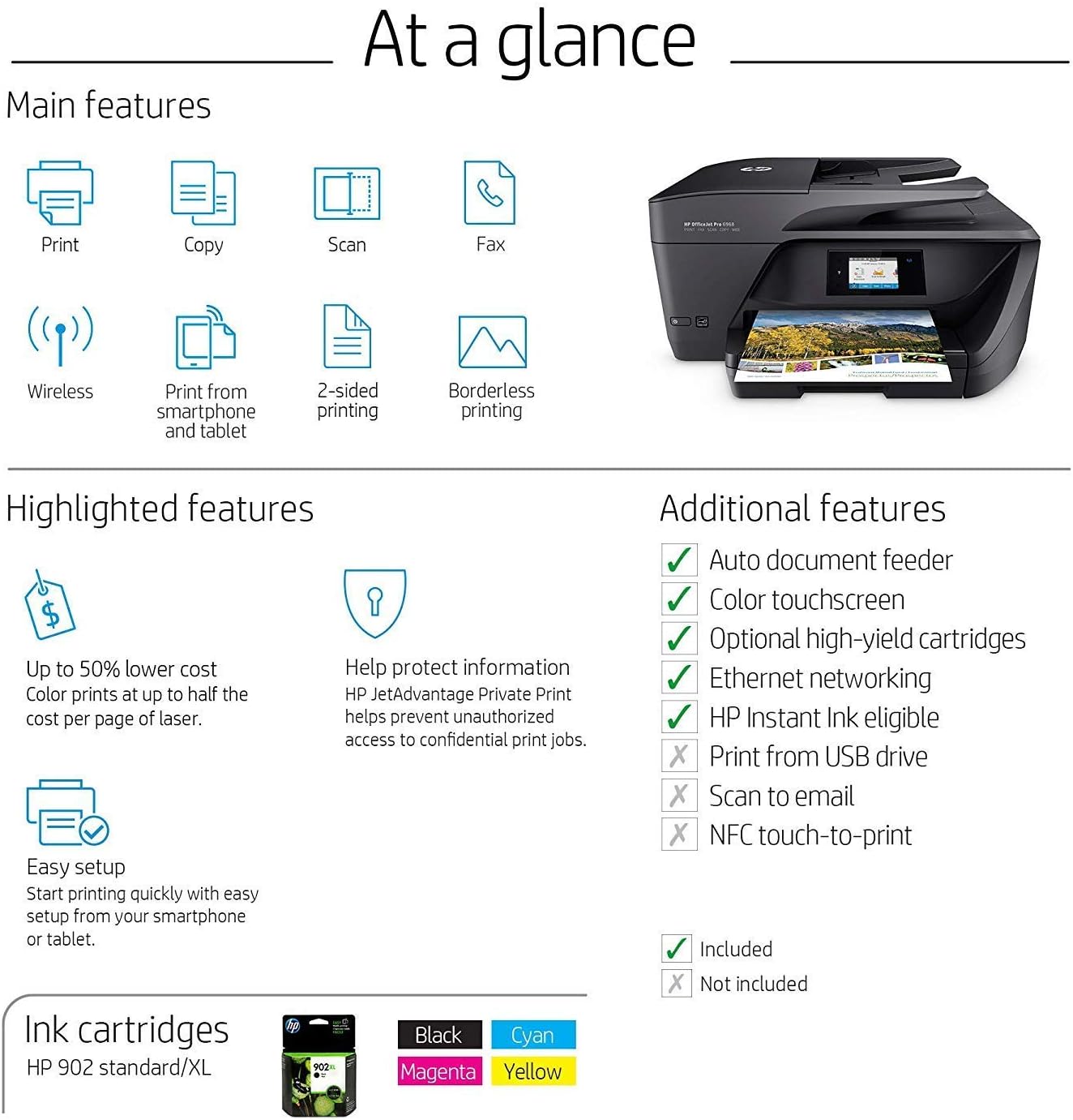 hp 6968 printer not printing black