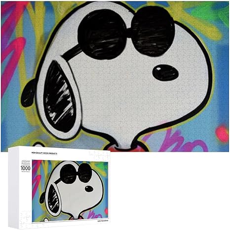 Amazon Co Jp スヌーピー Snoopy 高品質木製のパズル 附带フォトフレーム アニメ 漫画 寝室 卓上装飾 ジグソーパズル フォトフレーム付属 プレゼントコレクション 1000 Pcs ホーム キッチン