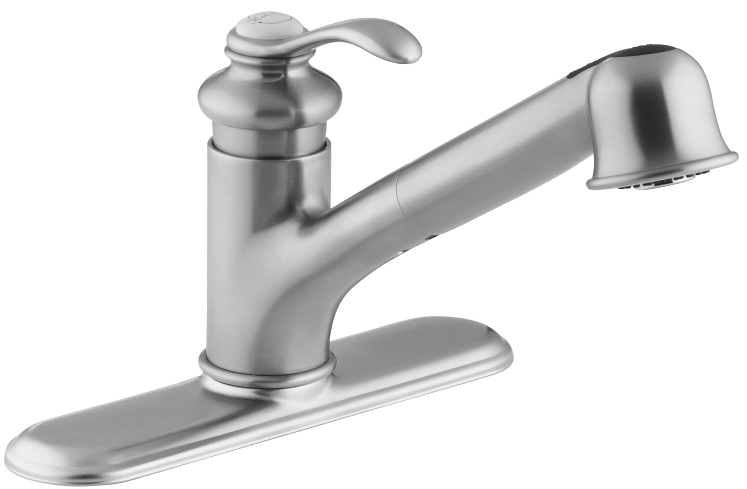 Kohler 12177 Bn Fairfax R Vibrant Brushed Nickel Single Three Hole Sink 9 Pull Out Spout Kitchen Faucet Bathroom Sink Faucets Tools Home Improvement Pertence Com Br