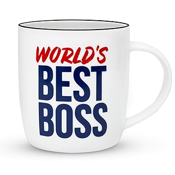Gifffted Tasse Bester Boss Der Welt Lustig Tasse Mit Spruch Für Bester Chef Geschenkideen Für Boss Geburtstag Geschenk Gelb Kollegen Arbeit