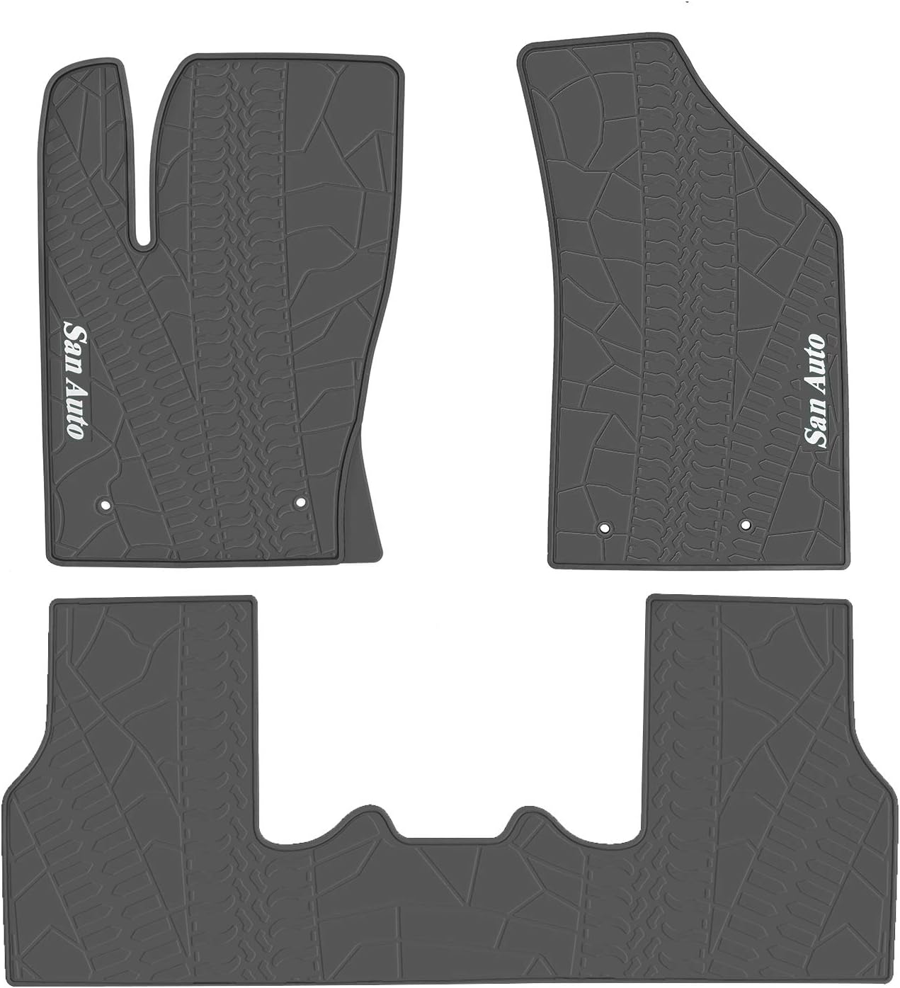 San Auto Car Floor Mat Custom Fit for Jeep Compass 2017