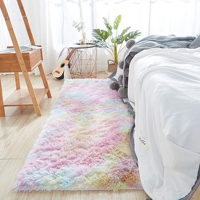 Furry Moquetas Para Adolescente's Habitación Suave Piel Falsa Lujo