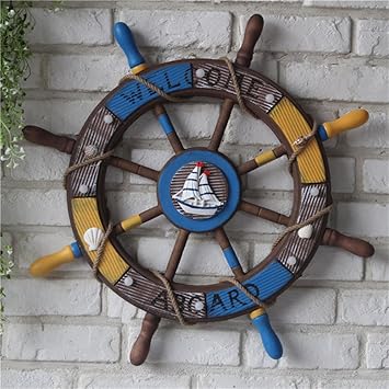 Amazonde Qqa Ruder Dekorativ Beleuchtung Wandbehang Jahrgang Altes