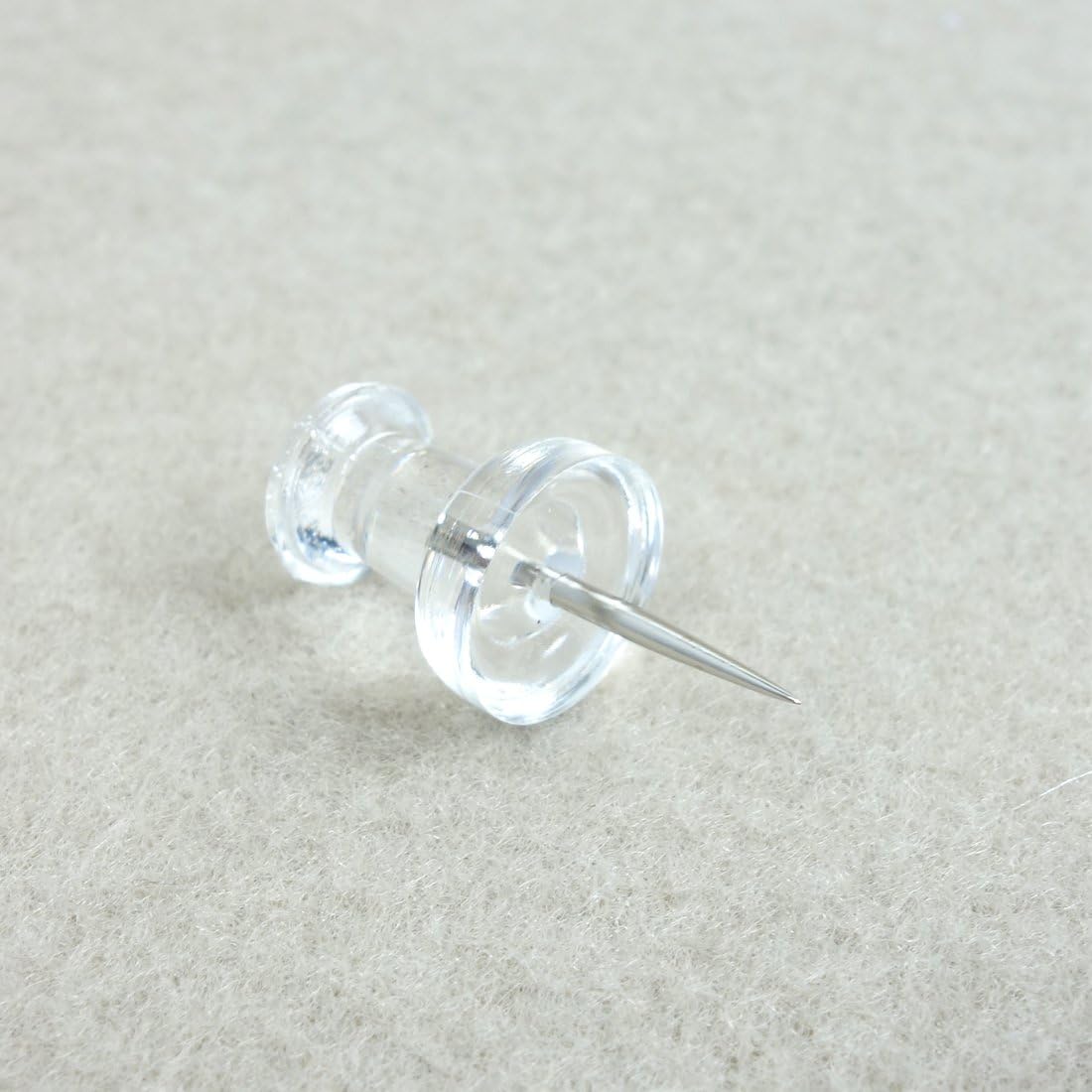 Amazon コクヨ プラスチック画鋲 ダルマタイプ 透明 カヒ 25t 画びょう ピン 文房具 オフィス用品