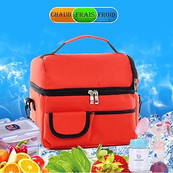 NBD® – Bolsa isotérmica, aislamiento de mochila nevera portátil ...