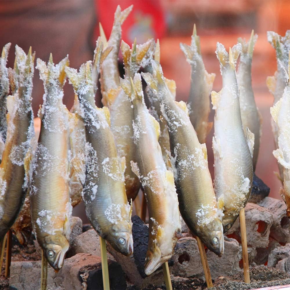 Amazon 鮎の塩焼き 鮎の炭火焼 300尾入り きつれがわの鮎 生鮮魚介類 水産加工品 通販
