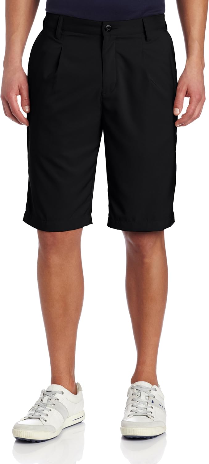 adidas Golf Men's Climalite Pleated Tech Shorts, Black, 30