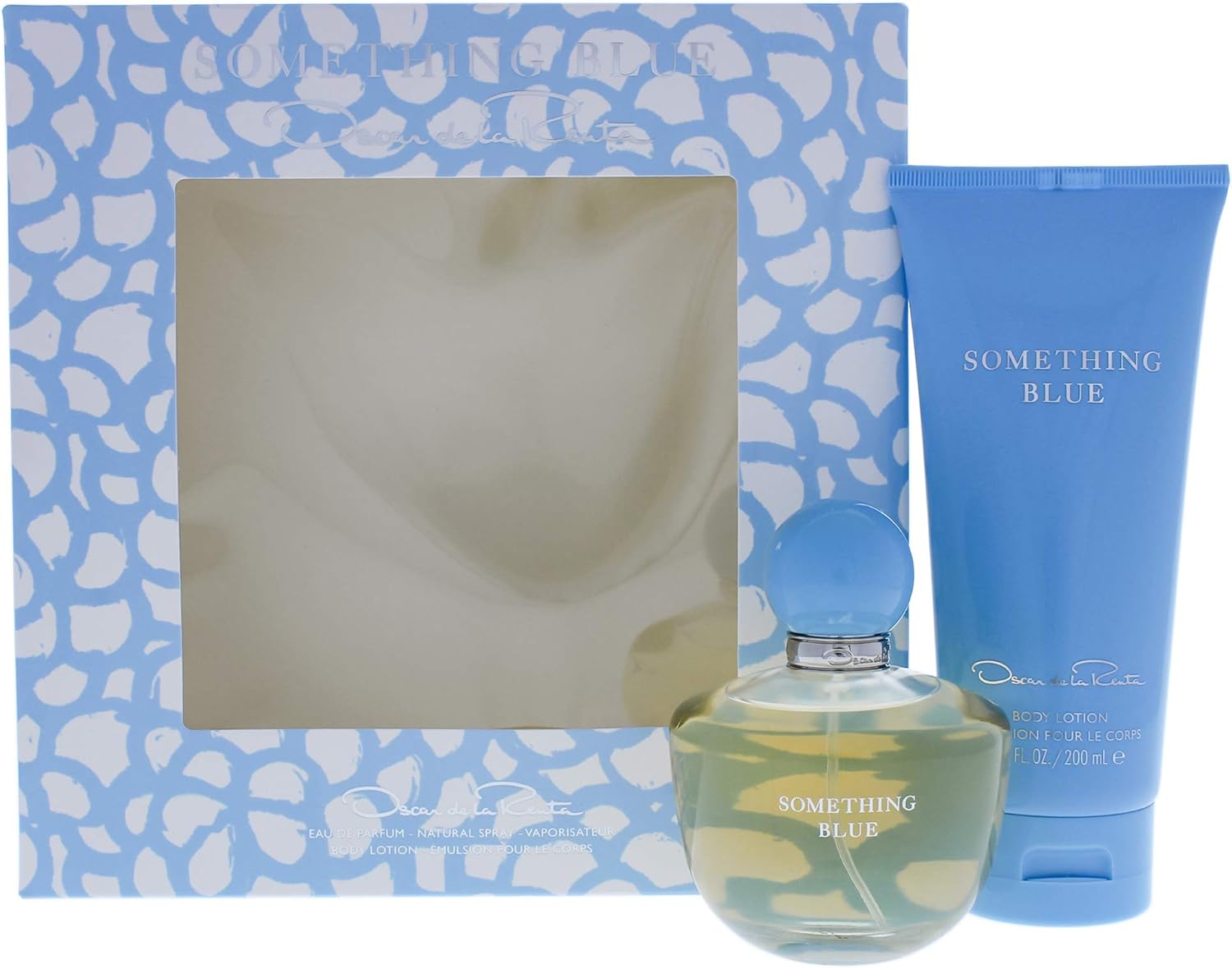 Oscar de la Renta Something Blue Geschenkset 100ml EDP + 200ml Body Lotion